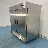 Avantco Double Door Reach In Refrigerator image 1
